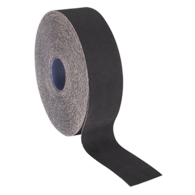 Sealey ER505080 Emery Roll 80Grit 50mm x 50m - Blue Twill