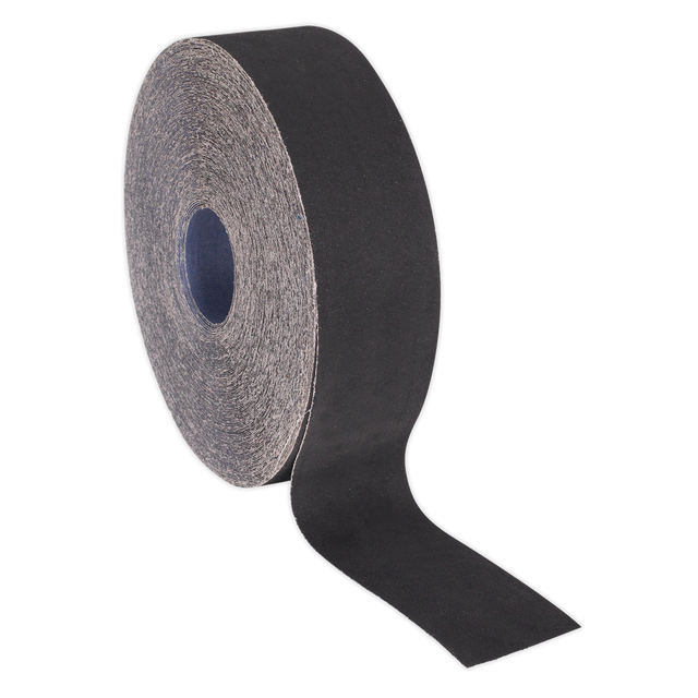 Sealey ER505080 Emery Roll 80Grit 50mm x 50m - Blue Twill