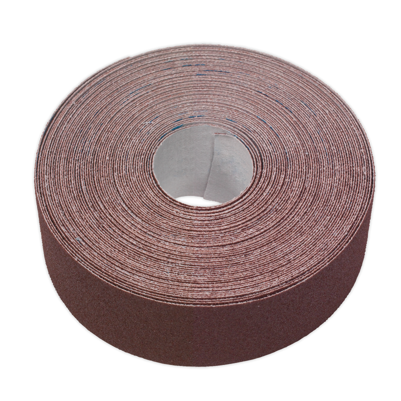 Sealey ERB505080 Engineer's Emery Roll 80Grit 50mm x 50m - Brown - additional view 2