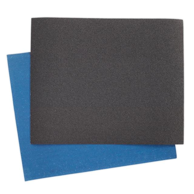 Sealey ES2328120 Emery Sheet 120Grit 230 x 280mm, Blue Twill - Pack of 25
