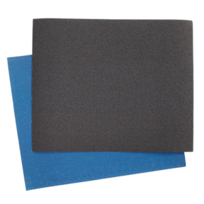 Sealey ES232860 Emery Sheet 60Grit 230 x 280mm, Blue Twill - Pack of 25
