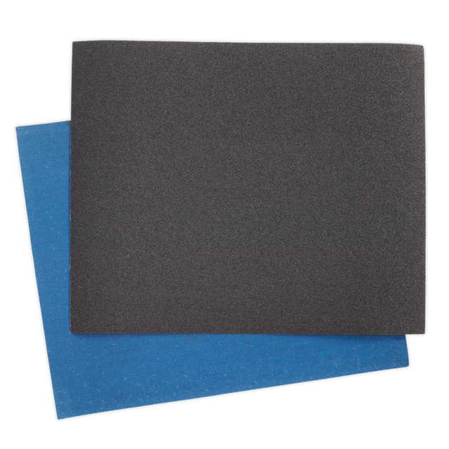 Sealey ES232860 Emery Sheet 60Grit 230 x 280mm, Blue Twill - Pack of 25