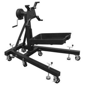 Sealey ES680DS Viking Folding 360º Rotating Engine Stand with Geared Handle & Drain Pan