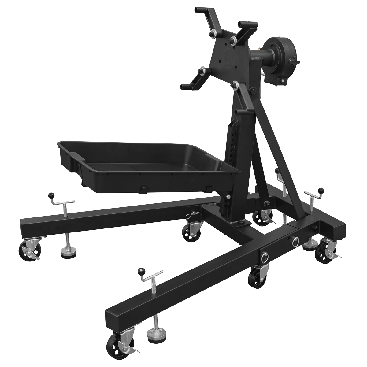Sealey ES680DS Viking Folding 360º Rotating Engine Stand with Geared Handle & Drain Pan - additional view 8