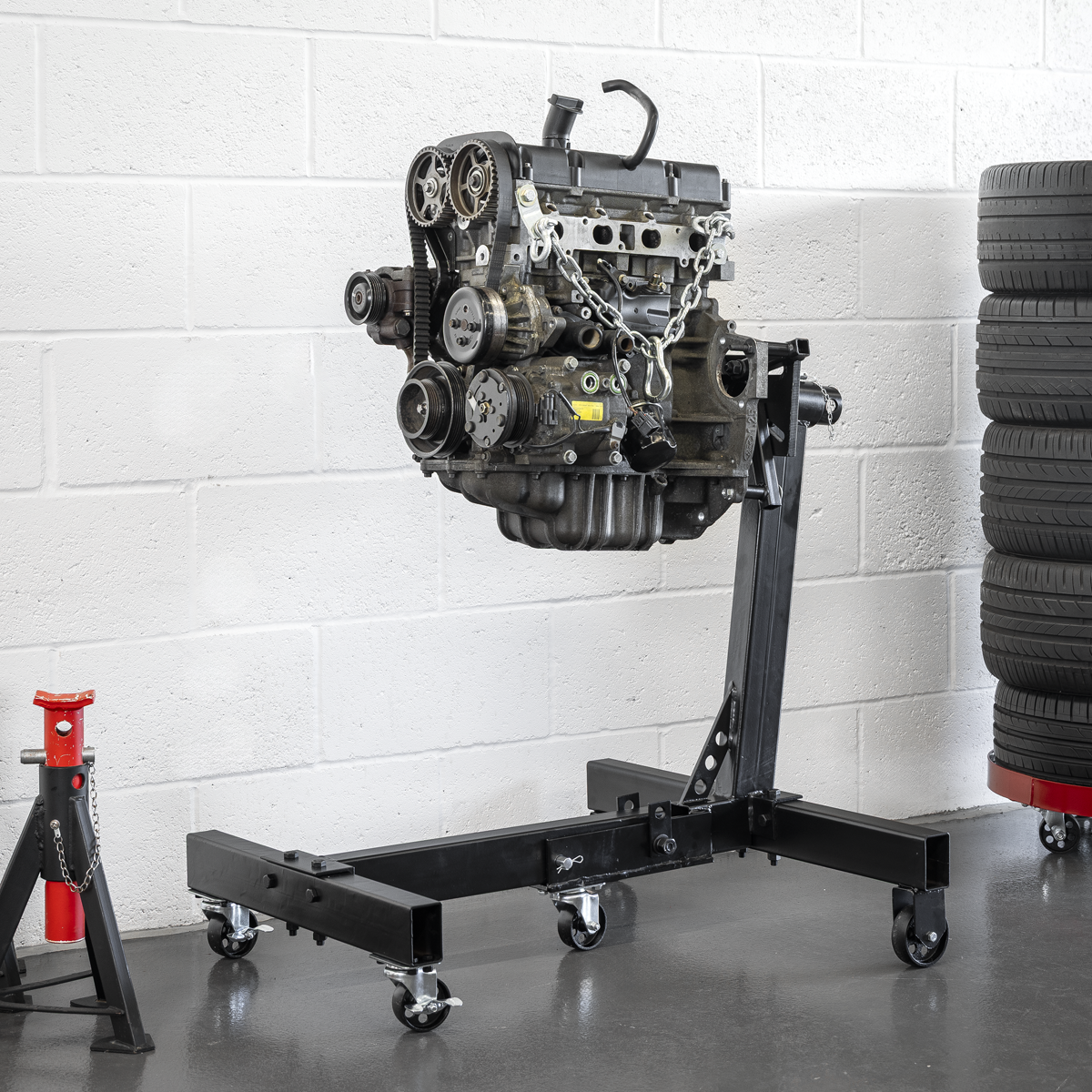 Sealey ES680F Folding Engine Stand 680kg Capacity - additional view 2