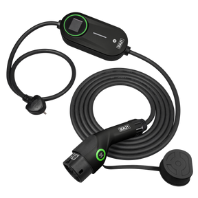 Sealey EVAC2 5m Adjustable (3.5kW) Type 2 to UK 3-Pin Plug Portable EV Charger