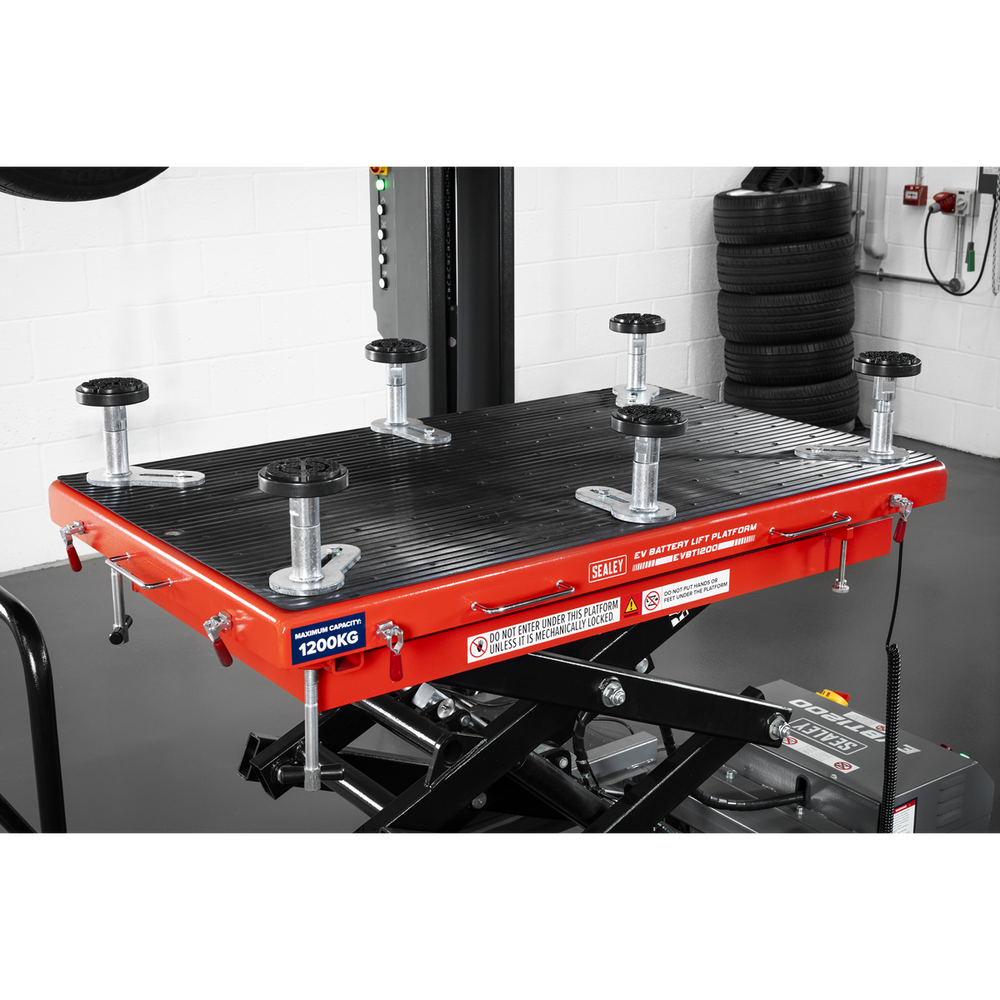 Sealey EVBT1200 High Lift EV Battery Lift/Hydraulic Platform Truck 1200kg Capacity - additional view 2