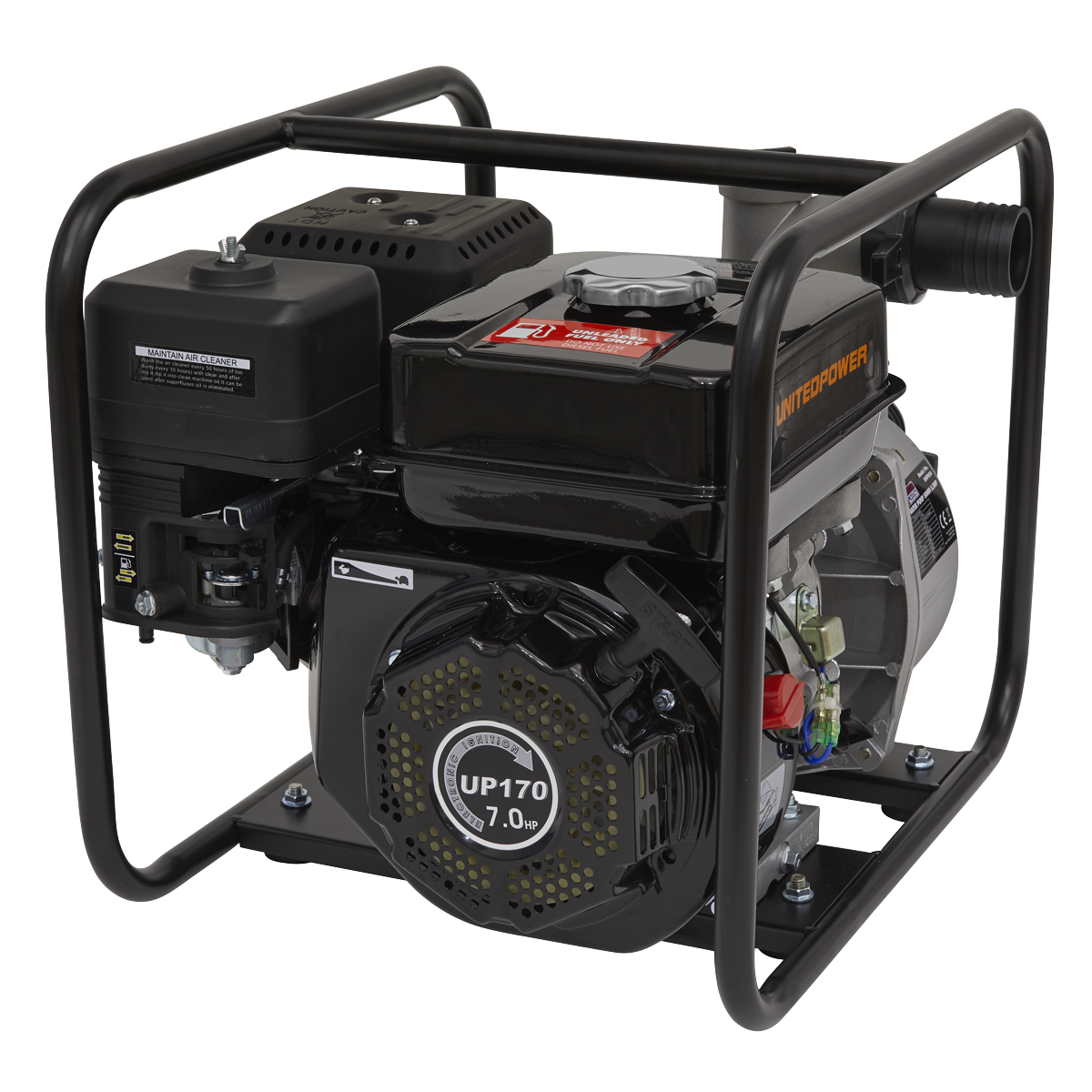 Sealey EWP050 Petrol Powered Water Pump 50mm 7hp 4-Stroke Engine - additional view 2