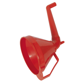 Sealey F16 Fixed Offset Spout Funnel with Filter 160mm - Medium