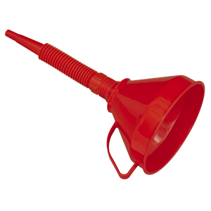 Sealey F16F Flexible Spout Funnel with Filter 160mm - Medium - additional view 3