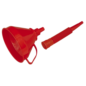 Sealey F16F Flexible Spout Funnel with Filter 160mm - Medium - additional view 4