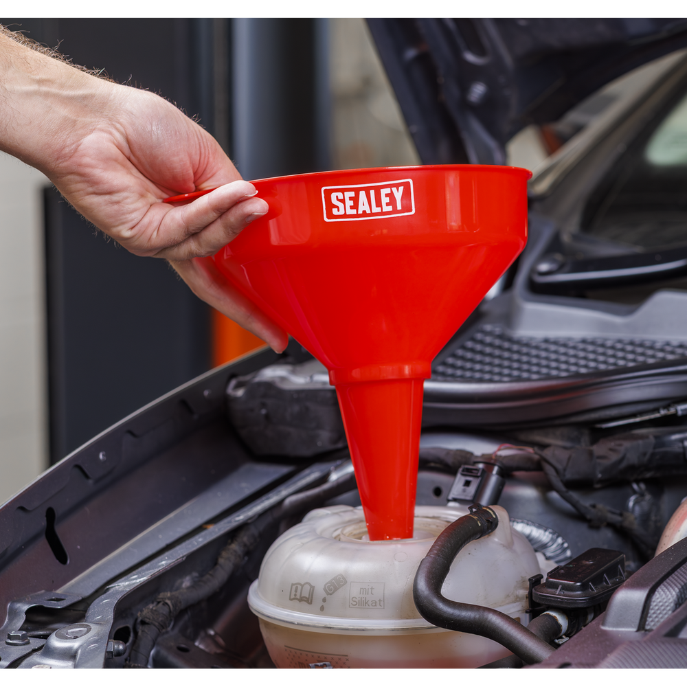 Sealey F2 Fixed Spout Funnel with Filter 200mm - Medium - additional view 4