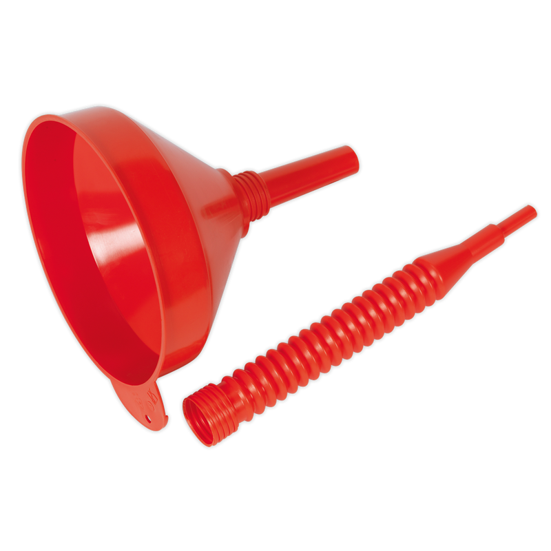 Sealey F2F Flexible Spout Funnel with Filter 200mm - Medium - additional view 2