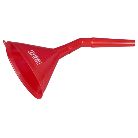 Sealey F7 Angled Spout Oval Funnel with Filter 200mm - Medium