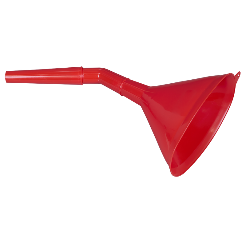 Sealey F7 Angled Spout Oval Funnel with Filter 200mm - Medium - additional view 6