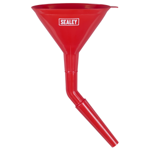 Sealey F7 Angled Spout Oval Funnel with Filter 200mm - Medium - additional view 7