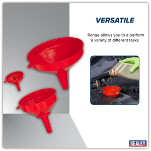 Sealey F98 Fixed Spout Funnel Set 3pc - additional view 10