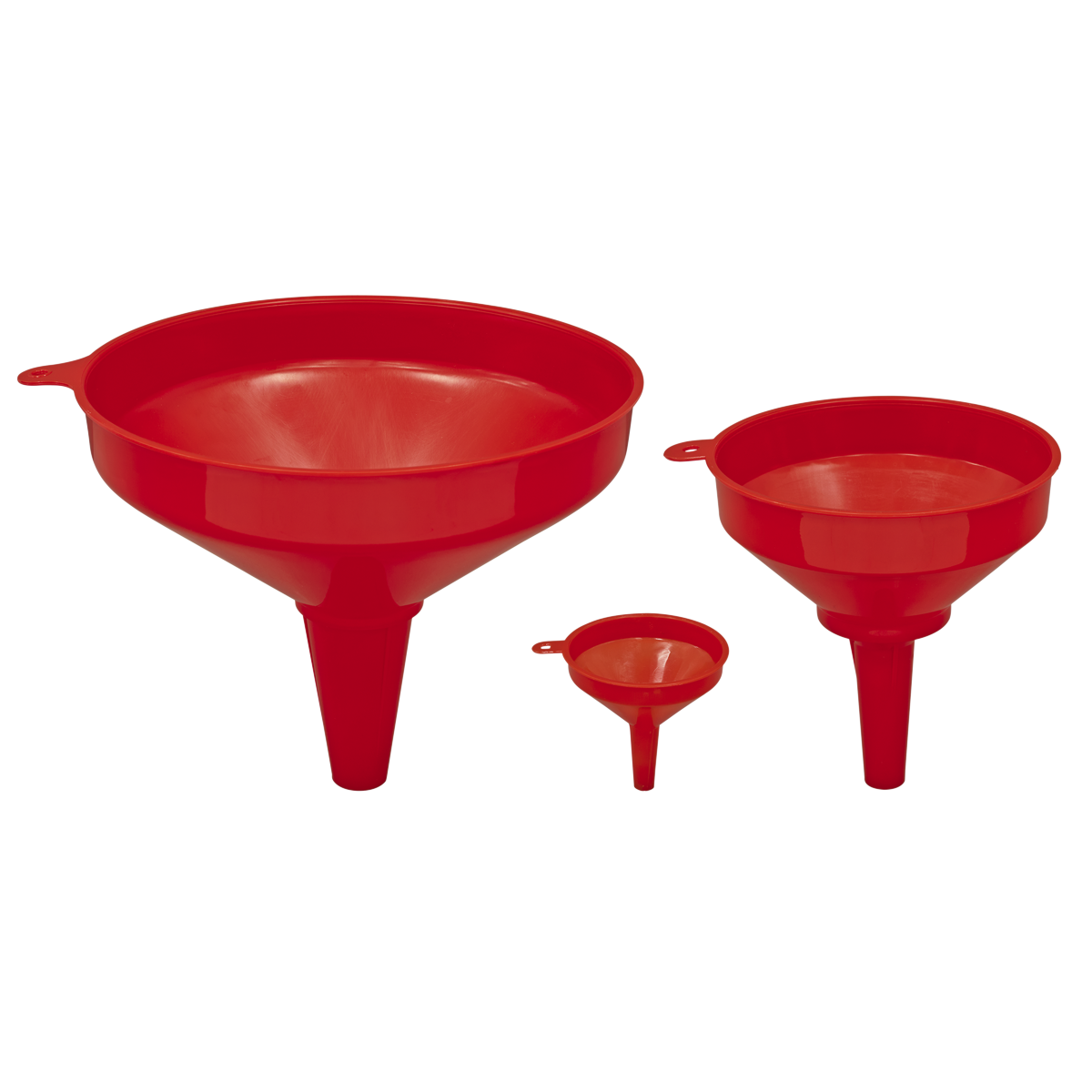 Sealey F98 Fixed Spout Funnel Set 3pc - additional view 3