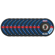 Sealey FD1156010 115mm Zirconium Flap Discs 60Grit 22mm Bore - Pack of 10