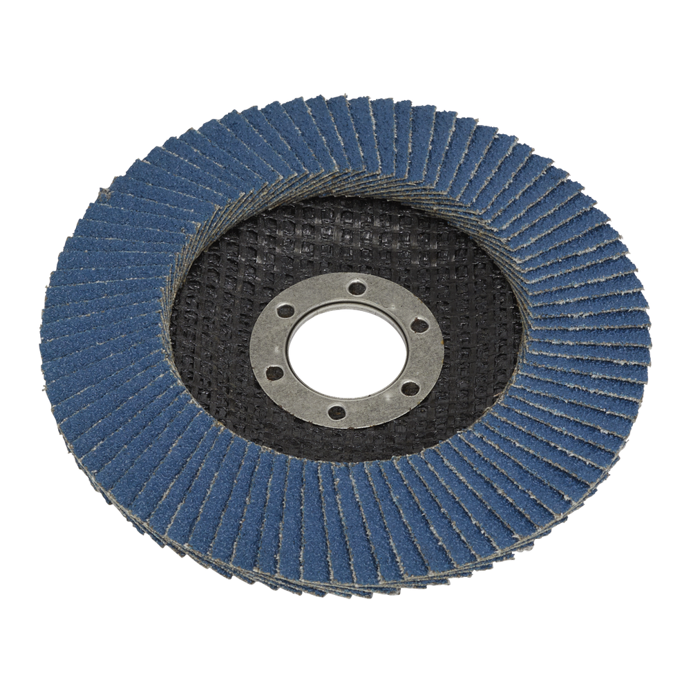 Sealey FD1156010 115mm Zirconium Flap Discs 60Grit 22mm Bore - Pack of 10 - additional view 9