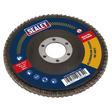 Sealey FD11560E 115mm Aluminium Oxide Flap Disc 60Grit 22mm Bore
