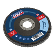 Sealey FD11580 115mm Zirconium Flap Disc 80Grit 22mm Bore