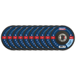 Sealey FD1158010 115mm Zirconium Flap Discs 80Grit 22mm Bore - Pack of 10