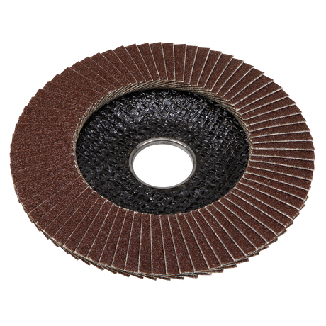 Sealey FD125120E 125mm Aluminium Oxide Flap Disc 120Grit 22mm Bore - additional view 2