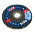 Sealey FD12540 125mm Zirconium Flap Disc 40Grit 22mm Bore