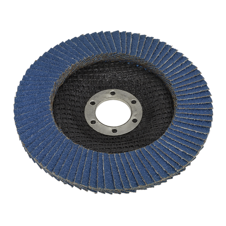 Sealey FD12540 125mm Zirconium Flap Disc 40Grit 22mm Bore - additional view 2