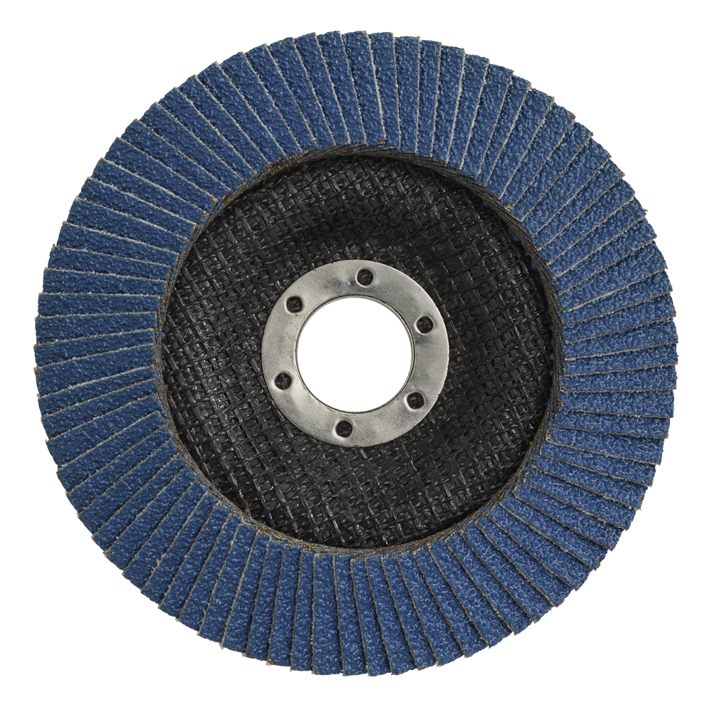Sealey FD12540 125mm Zirconium Flap Disc 40Grit 22mm Bore - additional view 4