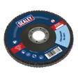 Sealey FD12580 125mm Zirconium Flap Disc 80Grit 22mm Bore