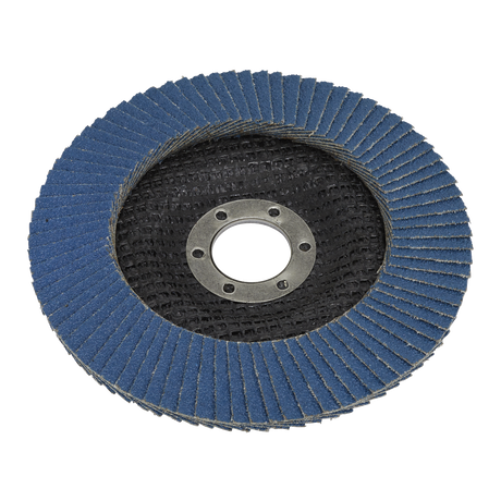 Sealey FD12580 125mm Zirconium Flap Disc 80Grit 22mm Bore - additional view 2