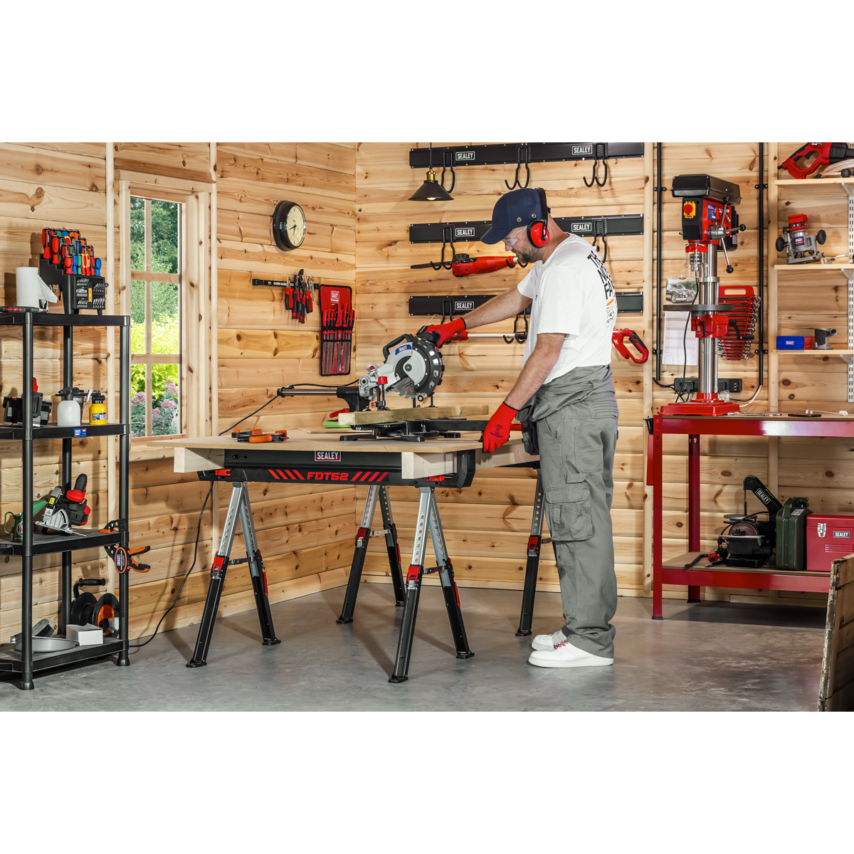 Sealey FDT52 Adjustable Sawhorse Set 2pc - additional view 20