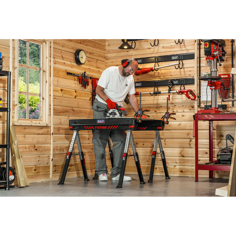 Sealey FDT52 Adjustable Sawhorse Set 2pc - additional view 21