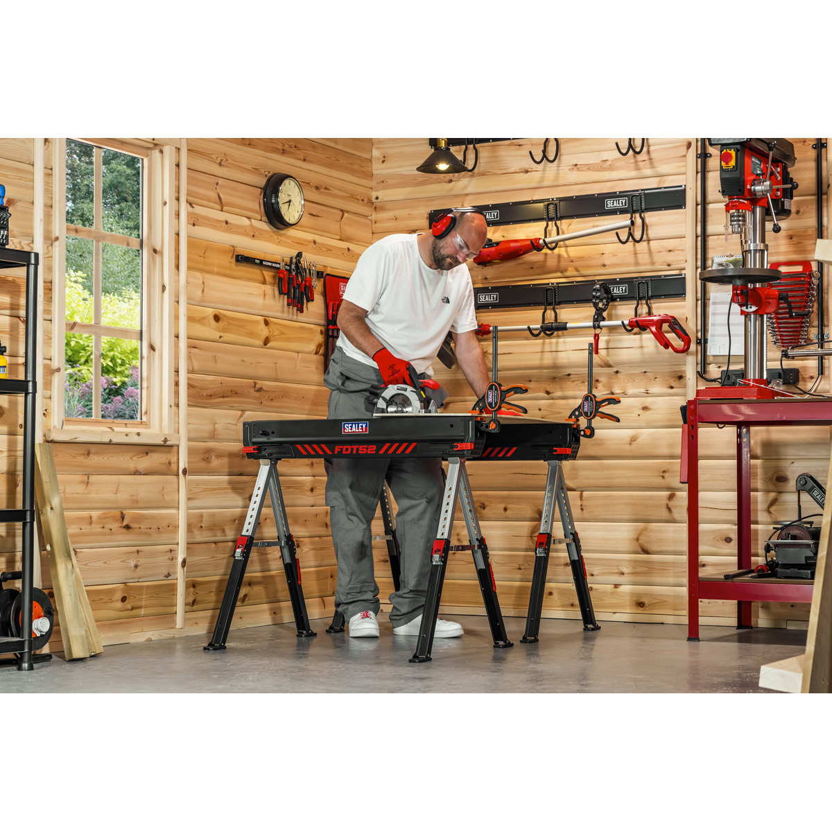 Sealey FDT52 Adjustable Sawhorse Set 2pc - additional view 21