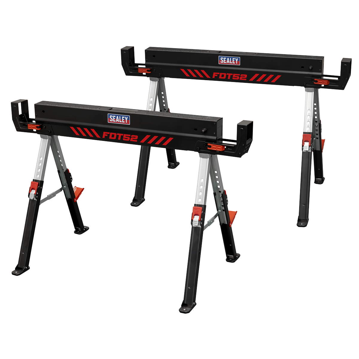 Sealey FDT52 Adjustable Sawhorse Set 2pc - additional view 4