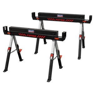 Sealey FDT52 Adjustable Sawhorse Set 2pc - additional view 4