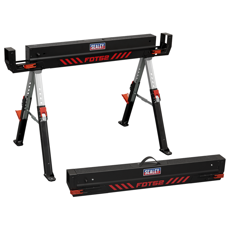 Sealey FDT52 Adjustable Sawhorse Set 2pc - additional view 3