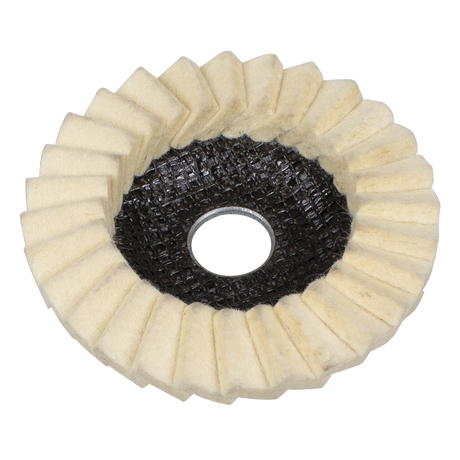 Sealey FFD5 Felt Flap Disc Ø115mm Ø22mm Bore - Pack of 5 - additional view 2