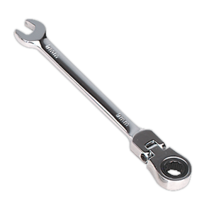 Sealey FHRCW08 Premier Flexi-Head Ratchet Combination Spanner 8mm