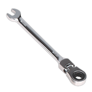 Sealey FHRCW08 Premier Flexi-Head Ratchet Combination Spanner 8mm