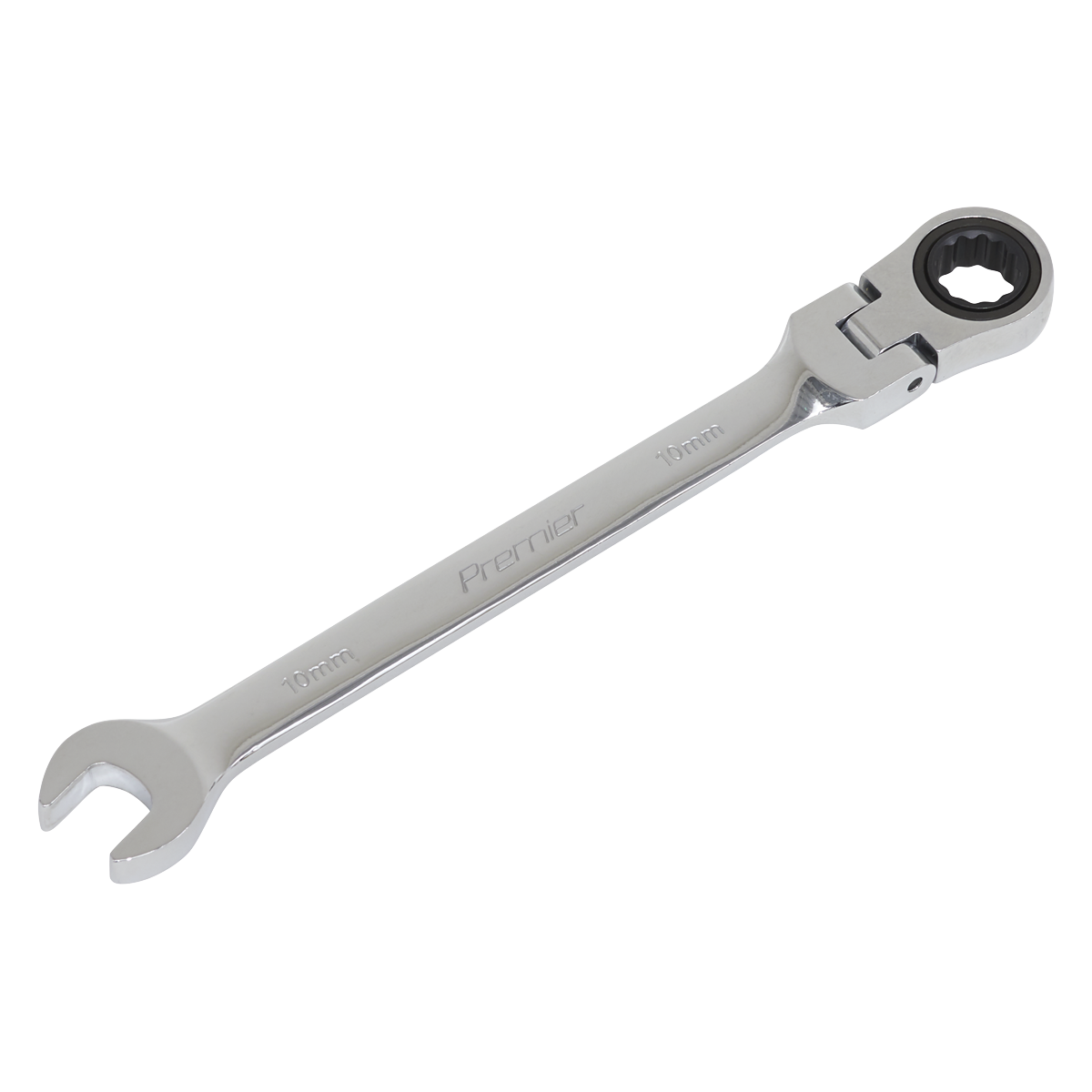 Sealey FHRCW10 Premier Flexi-Head Ratchet Combination Spanner 10mm