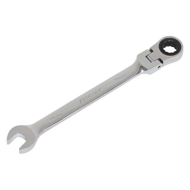 Sealey FHRCW10 Premier Flexi-Head Ratchet Combination Spanner 10mm
