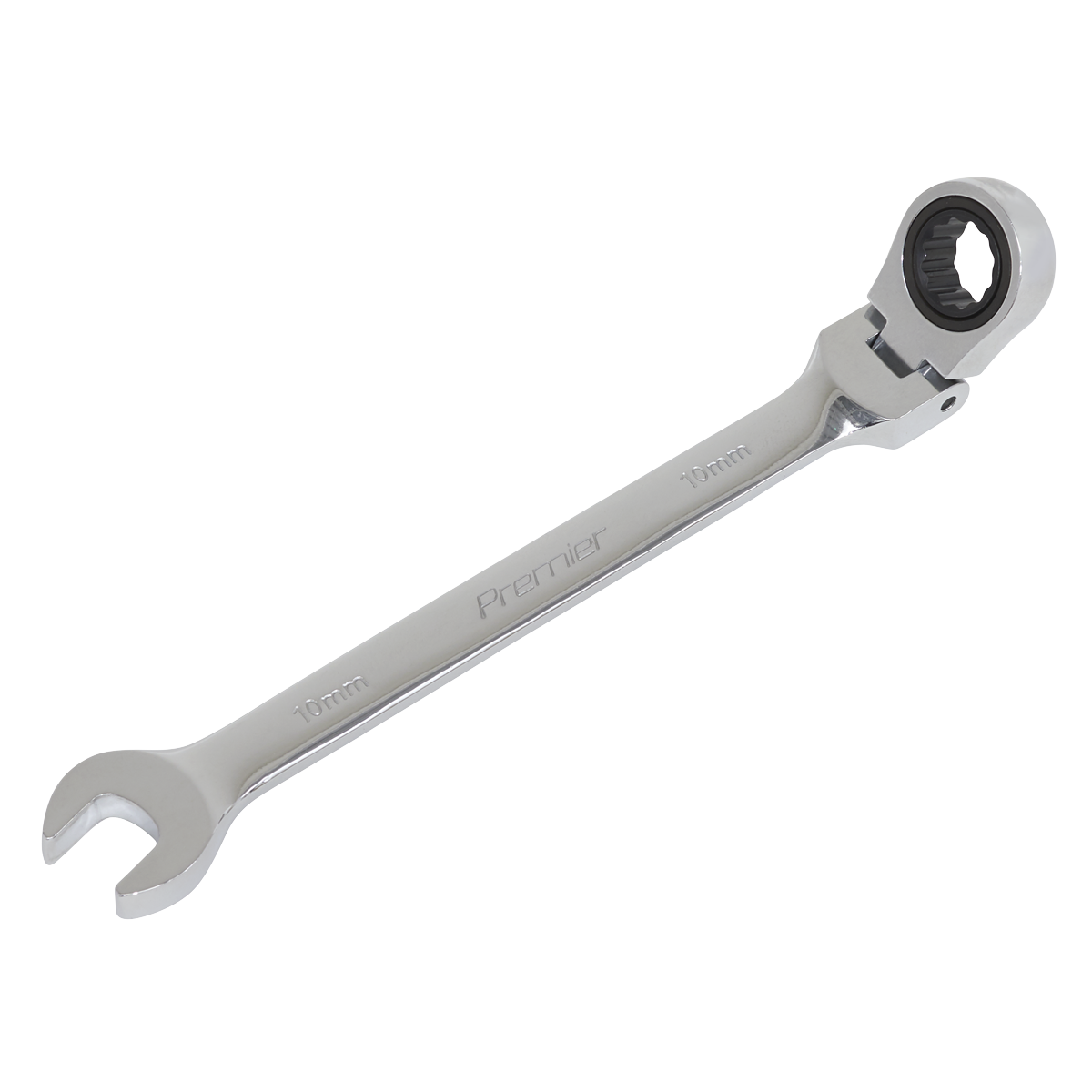 Sealey FHRCW10 Premier Flexi-Head Ratchet Combination Spanner 10mm - additional view 2