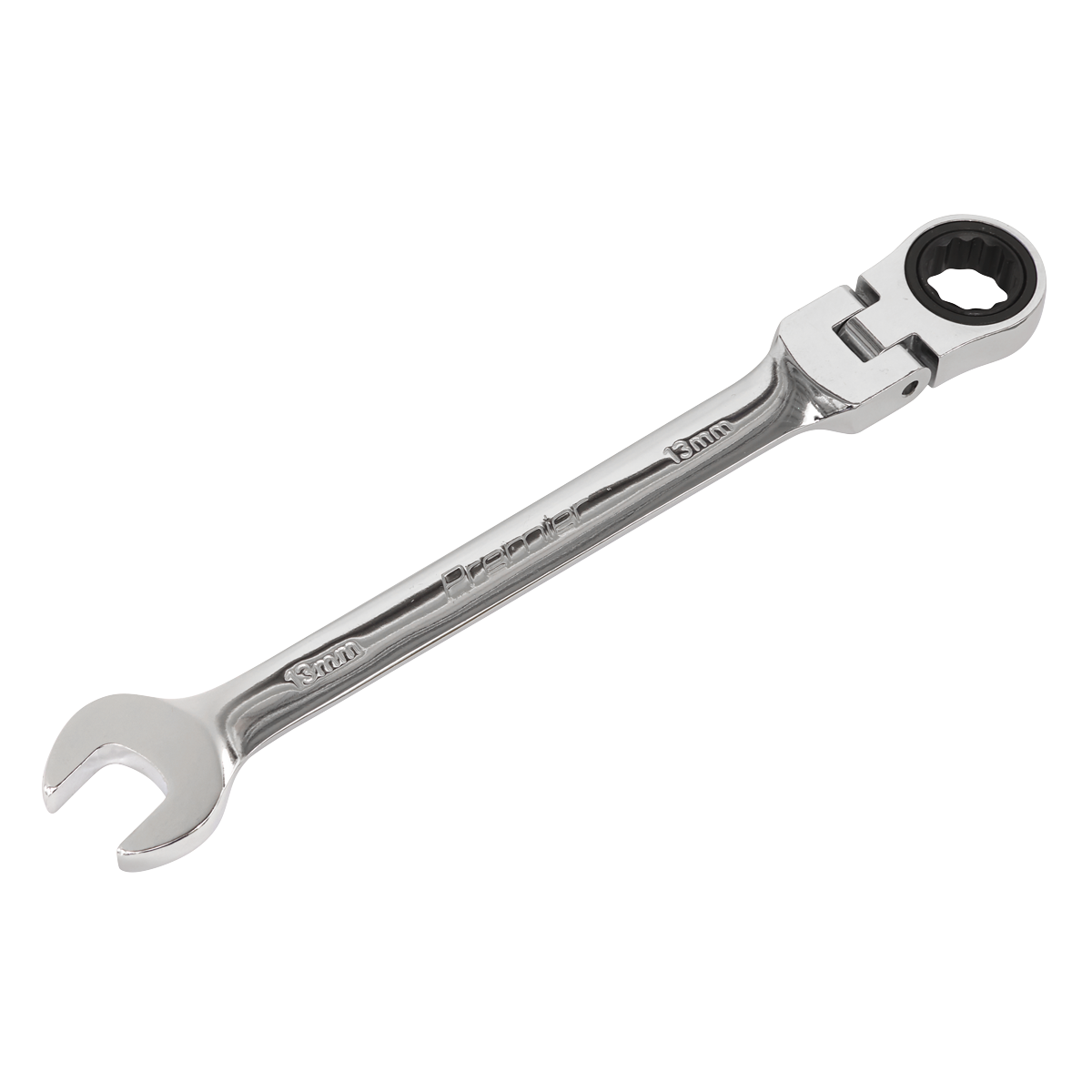 Sealey FHRCW13 Premier Flexi-Head Ratchet Combination Spanner 13mm - additional view 2