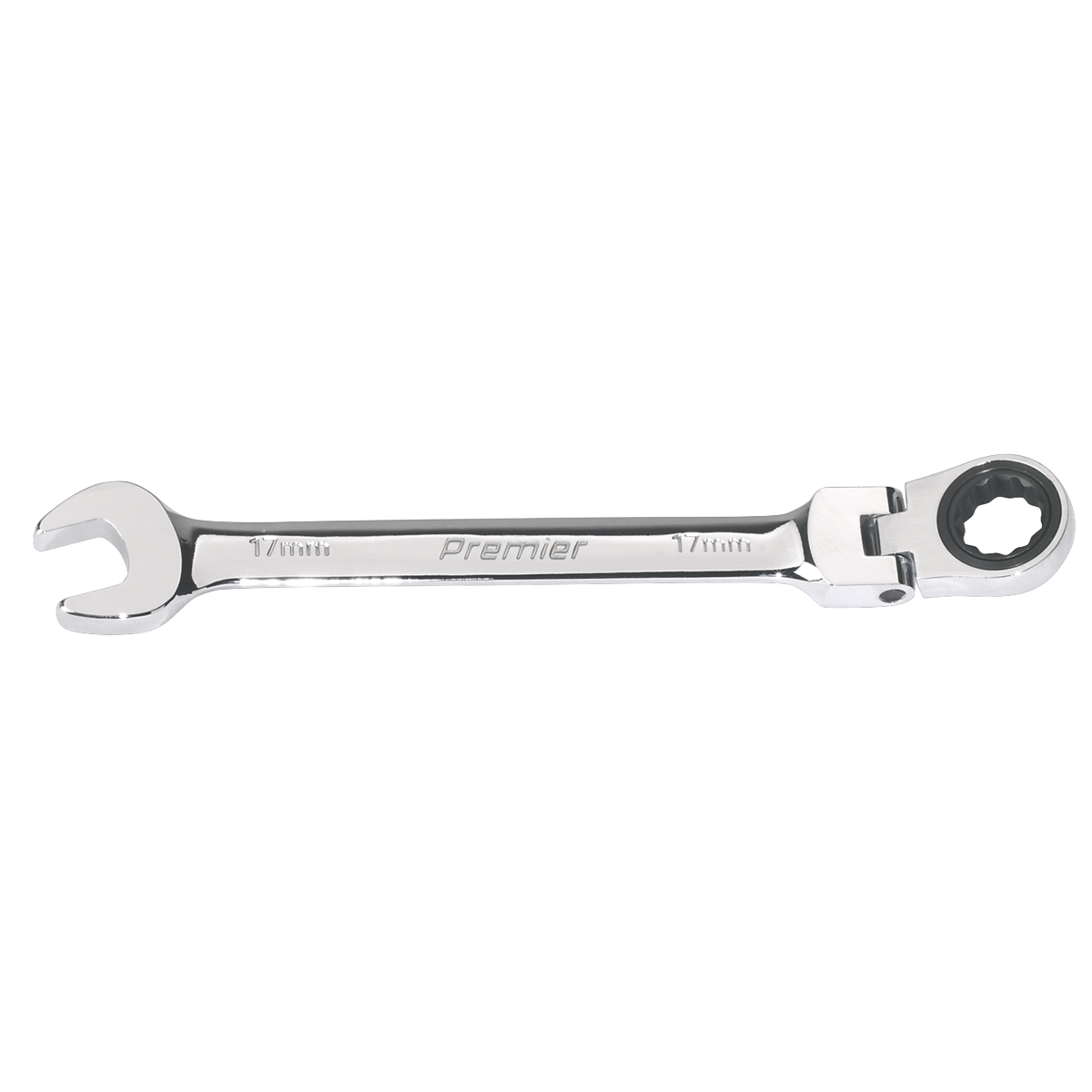 Sealey FHRCW17 Premier Flexi-Head Ratchet Combination Spanner 17mm - additional view 3