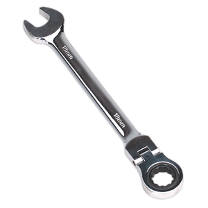 Sealey FHRCW18 Premier Flexi-Head Ratchet Combination Spanner 18mm