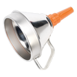 Sealey FM16 Metal Funnel with Filter 160mm