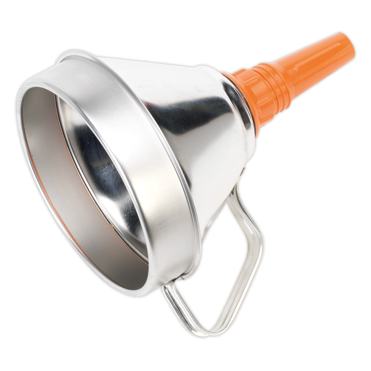 Sealey FM16 Metal Funnel with Filter 160mm